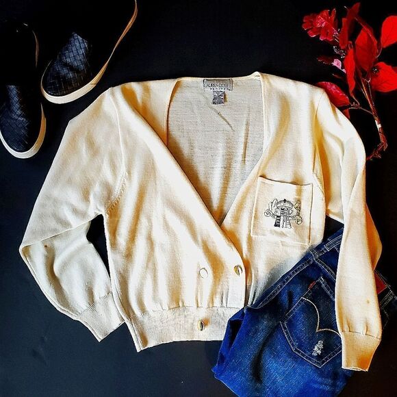 Vintage Sweaters - Vintage Lauren Cole Cardigan